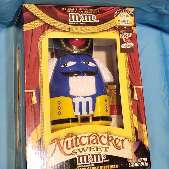 M&M'S Holiday Blue Nutcracker Sweet Mms Candy Dispenser Poshmark